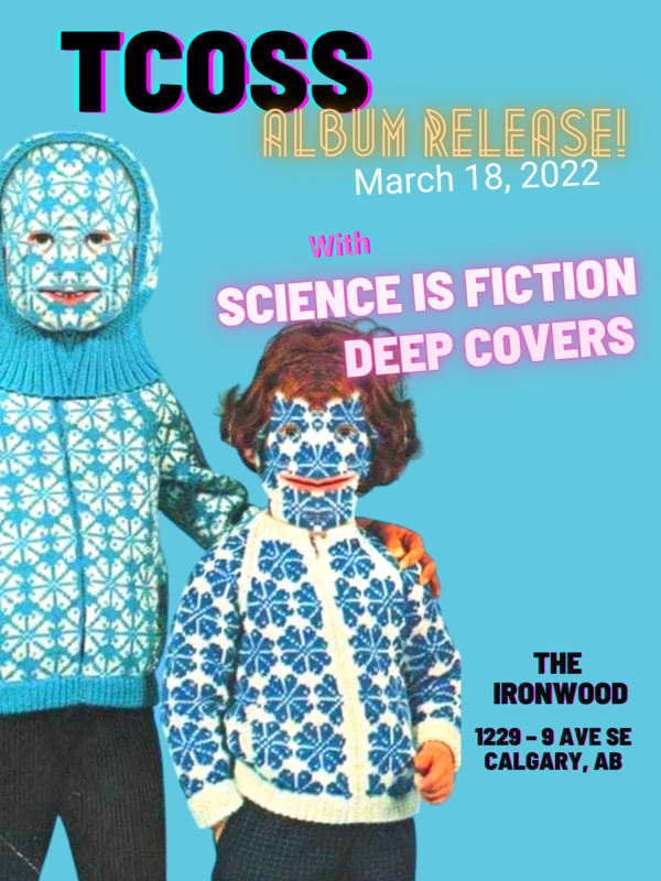 TCOSS show flyer with large numeric date artwork