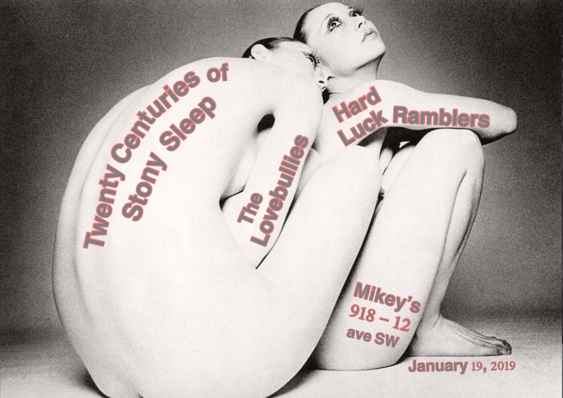 Poster for a Jan 19 TCOSS show