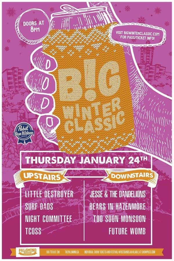 Archival TCOSS show poster with abstract design